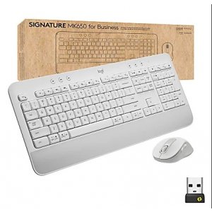 Logitech 920-011042 Mk650 Wireless Keyboard And Mouse Combo White