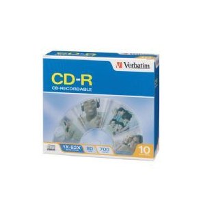 Verbatim 94935 Verbatim Cd-r 10pack Slim Case