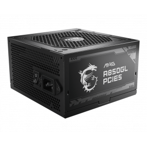 Msi Mag A850gl Pcie5 850w Up To 90% (80 Plus Gold) Atx Power Supply Unit