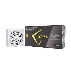 Seasonic Vertex GX-1000 1000W PCIE5 80+ Gold Fully Modular ATX3.0 Power Supply WHITE