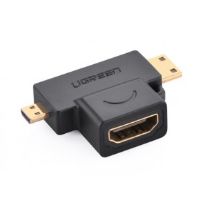 Ugreen Micro HDMI + Mini HDMI Male to HDMI Female Adapter