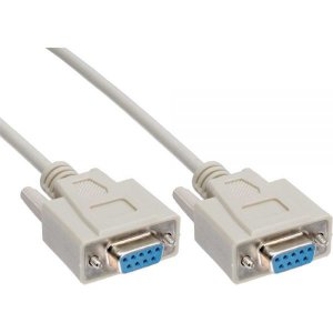 Astrotek Null Modem Cable 3M - Db9 Female To Female 7C 30Awg-Cu Molded Type Rohs Grey (AT-DB9NULL