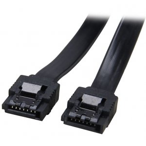Astrotek Sata 3.0 Data Cable 30Cm 7 Pins Straight To 7 Pins Straight With Latch Black Nylon Jacke