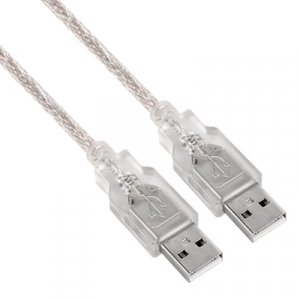 Astrotek Usb 2.0 Cable 1M - Type A Male To Type A Male Transparent Colour Rohs (AT-USB2-AMAM-1M)