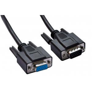 Astrotek Vga Extension Cable 4.5M - 15 Pins Male To 15 Pins Female For Monitor Pc Molded Type Black