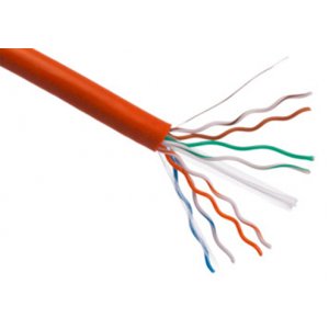 Astrotek Cat6 Utp Cable 305M - Full Copper Wire Ethernet Lan Network Roll Orange 23Awg 0.55Cu Sol