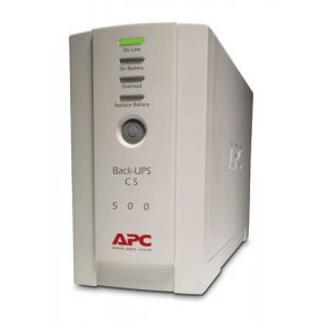 APC Back-UPS CS 500VA RoHS DB-9 RS-232 & USB Ports