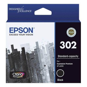 Epson 302 Standard Capacity Claria Premium Black Ink Cartridge C13T01V192