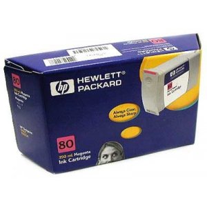 HP 80 Magenta Ink Cartridge 350ml (C4847A)