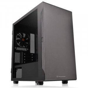 Thermaltake S100 Tempered Glass Micro-ATX Case - Black CA-1Q9-00S1WN-00