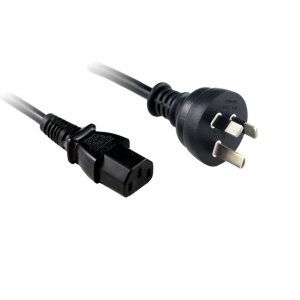 Power Cable: 1.8M/2M WALL TO PC CABLE ( AUSTRALIAN PLUG TO IEC )