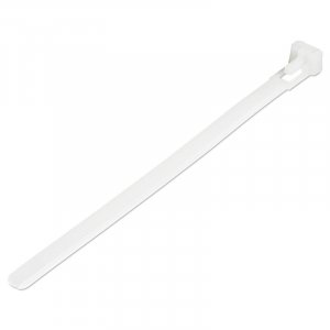 StarTech 15cm Cable Ties - 7mm wide, 35mm Diam, 22kg Tens Stren - 100 Pack White CBMZTRB6