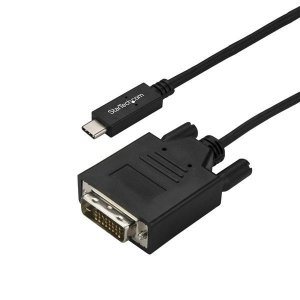 StarTech 3 m / 10 ft USB-C to DVI Cable - 1920 x 1200 - Black CDP2DVI3MBNL