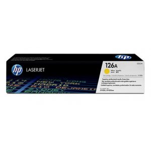 HP 126A Yellow LaserJet Toner Cartridge (CE312A)