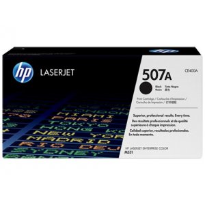 HP 507A Black LaserJet Toner Cartridge (CE400A)