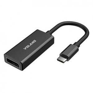 Volans Vl-ucdp-8k Aluminium Usb Type-c To Displayport Adapter ï¿½c 8k/60hz