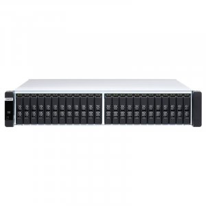 QNAP ES2486dc-2142IT-128G 24-Bay Diskless SAS NAS Intel Xeon 8-Core 128GB RAM