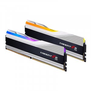 G.Skill Trident Z5 RGB 48GB (2x 24GB) DDR5 8000MHz CL40 Desktop Memory - Silver F5-8000J4048F24GX2-TZ5RS