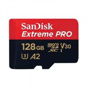SanDisk 128GB Extreme PRO microSDXC UHS-I Memory Card with SD Adaptor - 170MB/s SDSQXCY-128G-GN6MA