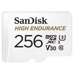 SanDisk 256GB High Endurance microSDXC UHS-I C10 U3 V30 Memory Card - 100MB/s SDSQQNR-256G-GN6IA