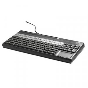HP USB POS with Magnetic Stripe Reader Keyboard Black