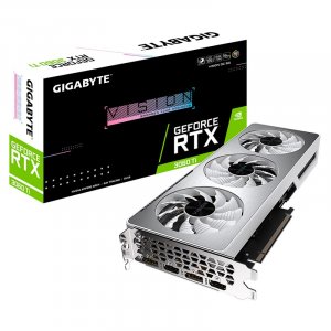 Gigabyte GeForce RTX 3060 Ti VISION OC 8GB Video Card - Rev. 2.0 LHR Version GV-N306TVISION-OC-8GD-2.0