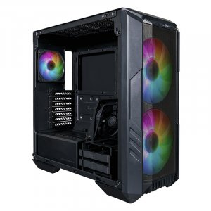 Cooler Master Homecoming Classic HAF500 ARGB Mid-Tower E-ATX Case - Black