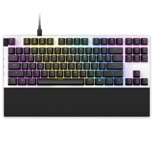 NZXT Function White TKL Hot-Swappable Mechanical Gaming Keyboard - Gateron Red
