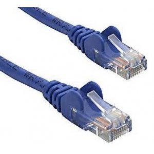 Cat 5e UTP Ethernet Cable, Snagless - 15m Blue