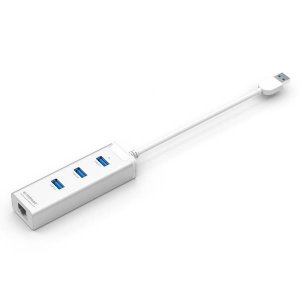 Mbeat MB-HUB33E "HAMILTON" 3-Port USB 3.0 Hub with Gigabit LAN