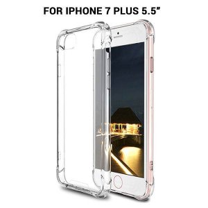 iPhone 7 PLUS  Shockproof Slim Soft Bumper Hard Back Case Cover Protector Clear color
