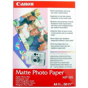 Canon MP-101 Matte Photo Paper A4 170gGsm 50 Pack