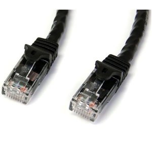 Startech N6patc50cmbk 0.5m Black Snagless Cat6 Utp Patch Cable