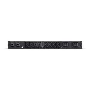 CyberPower PDU20MHVCEE10AT 1U Horizontal 10-Outlet 16A Metered ATS PDU