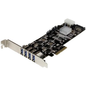 Startech Pexusb3s42v 4 Port Dual Bus Pcie Usb 3 Card W/ Uasp