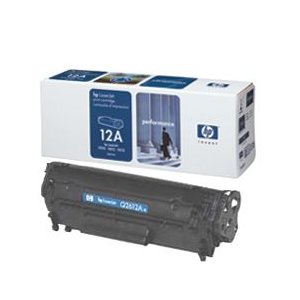 HP 12A Black Toner Cartridge 2K pages (Q2612A)