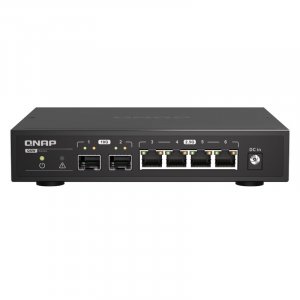 QNAP QSW-2104-2S 2-Port 10GbE SFP+ 4-Port 2.5GbE Unmanaged Desktop Switch