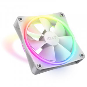 NZXT F120 120mm RGB Duo Dual-Sided RGB Case Fan - Single (White)