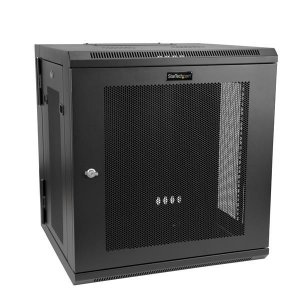 StarTech 12U Wallmount Server Rack Cabinet - Hinged - Up to 17 in. Deep RK12WALHM