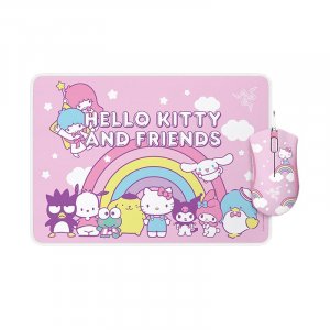 Razer DeathAdder Essential & Goliathus Mouse Mat Bundle Hello Kitty Edition