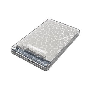 Simplecom SE101 Compact Tool-Free 2.5'' SATA to USB 3.0 HDD/SSD Enclosure Clear