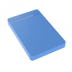 Simplecom SE203 Tool Free 2.5"" SATA HDD SSD to USB 3.0 Hard Drive Enclosure Blue