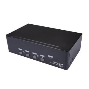 StarTech 4 Port Dual DisplayPort KVM Switch - DP KVM Switch - 4K (60Hz) SV431DPDDUA2