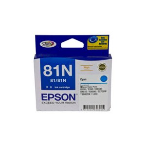 Epson 81N HY Black Ink Cart 520 pages Black T111192