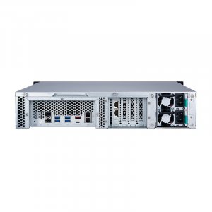 QNAP TS-h1277XU-RP 12-Bay Diskless 2U Rackmount NAS Ryzen 7 3700X 3.4GHz 128GB