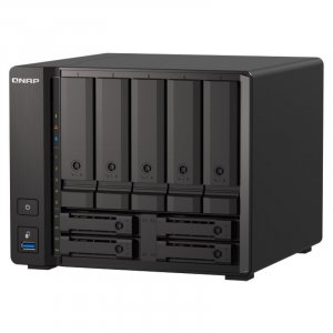 QNAP TS-h973AX-8G Desktop 9-Bay Diskless NAS AMD Ryzen CPU 8GB RAM