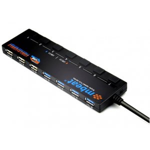 Mbeat 7 Port Powered USB3.0/2.0 Hub 4x USB3.0 3x USB2.0 USB-M43HUB