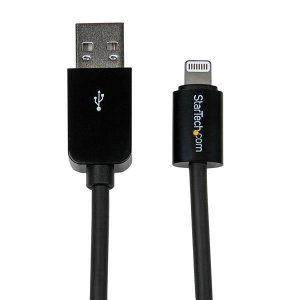 Startech Usblt1mb 1m Black 8-pin Lightning To Usb Cable