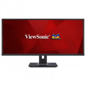 ViewSonic VG3456 34" 21:9 UWQHD 10-Bit Colour Business Monitor with USB-C & LAN