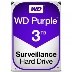 WD WD30PURZ 3TB Purple 3.5" SATA3 Surveillance Hard Drive